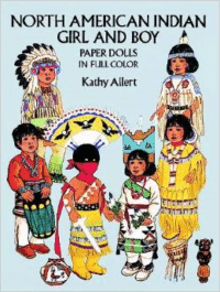 North American Indian Girl and Boy Paper Dolls