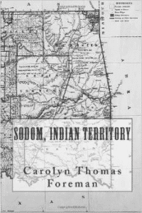 Sodom, Indian Territory