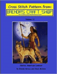Native American Lookout - Cross Stitch Pattern: From Brenda's Craft Shop - Volume 11