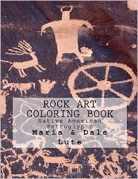 Rock Art Coloring Book: Native American Petroglyphs