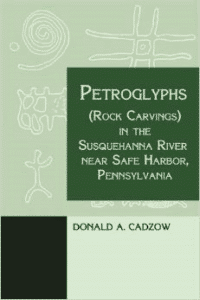 Petroglyphs (Rock Carvings) in the Susquehanna River Near Safe Harbor, Pennsylvania