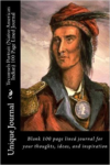 Tecumseh Portrait (Native American Indian) 100 Page Lined Journal: Blank 100 Page Lined Journal for Your Thoughts, Ideas, and Inspiration